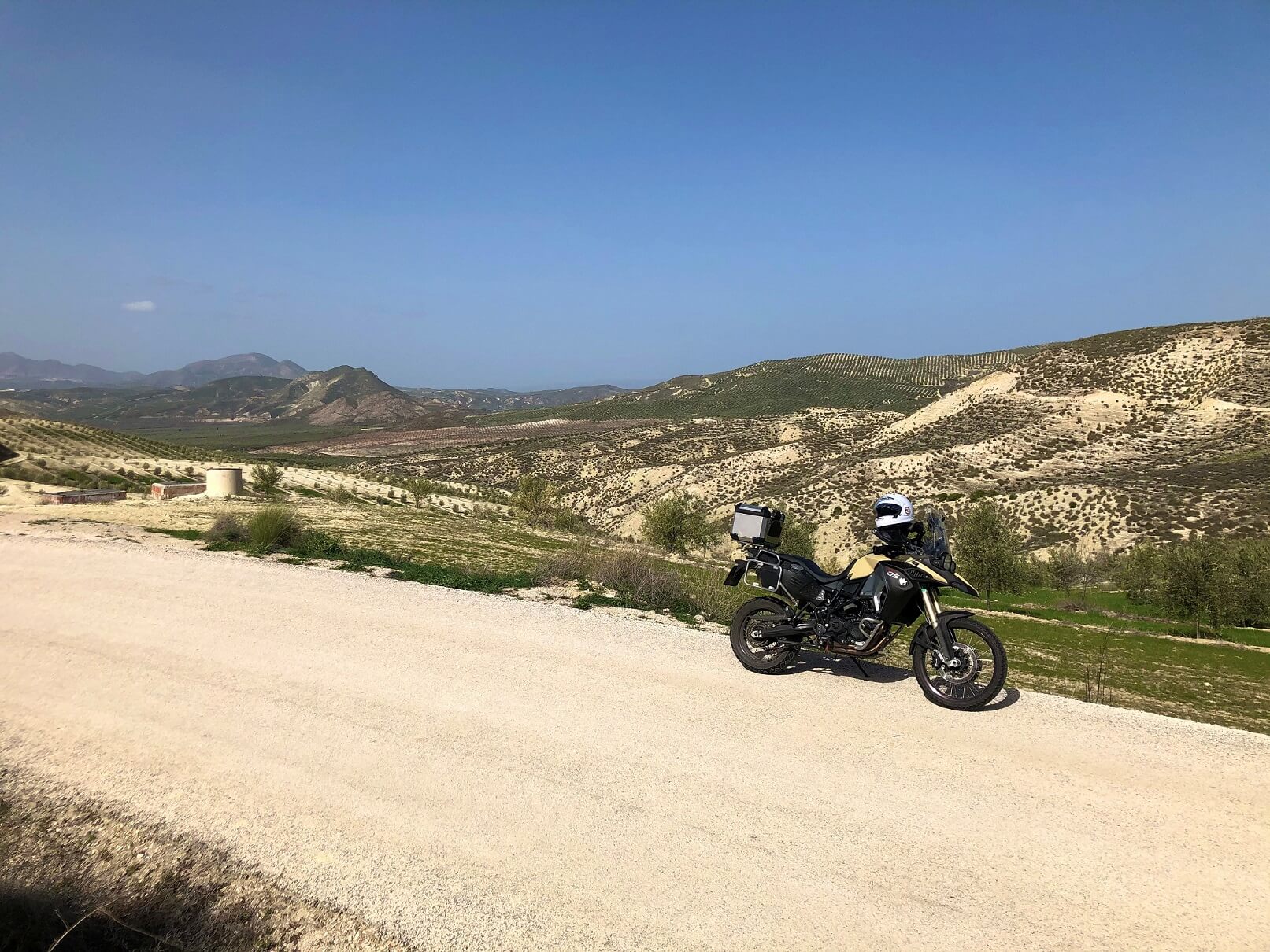 moto en Andalousie